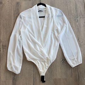 Boohoo Deep-V Bodysuit